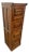 Vintage Tiger Oak File Cabinet Four Drawers, Paneled Sides, Rare Letter Size For Sale