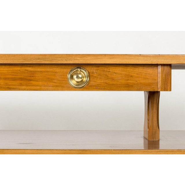 Mahogany Library Table by Josef Frank from Svenskt Tenn, 1950s For Sale - Image 9 of 10
