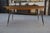 Italian Oak Table with Cast Iron and Bronze Legs, 1960s For Sale - Image 11 of 13