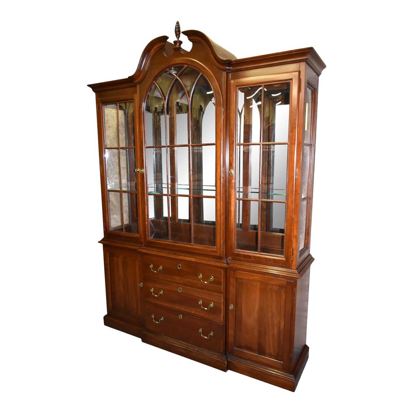 Vintage Two Piece Ethan Allen Traditional Style China W/Bubble