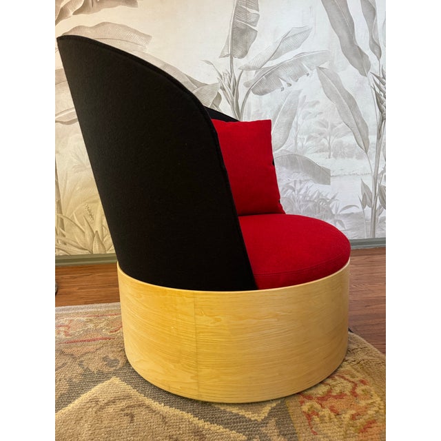 Striking B25 lounge chair designed by Cate & Nelson for Swedish design company Blå Station. Designed in 2011 and produced...