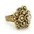 Metal Hammerman Brothers 18K Gold Diamond Cluster Ring, 1.60 Carat For Sale - Image 7 of 14