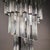 Gold Crystal Glas Trilobo Spiral Chandelier from Venini, 1960s For Sale - Image 8 of 16