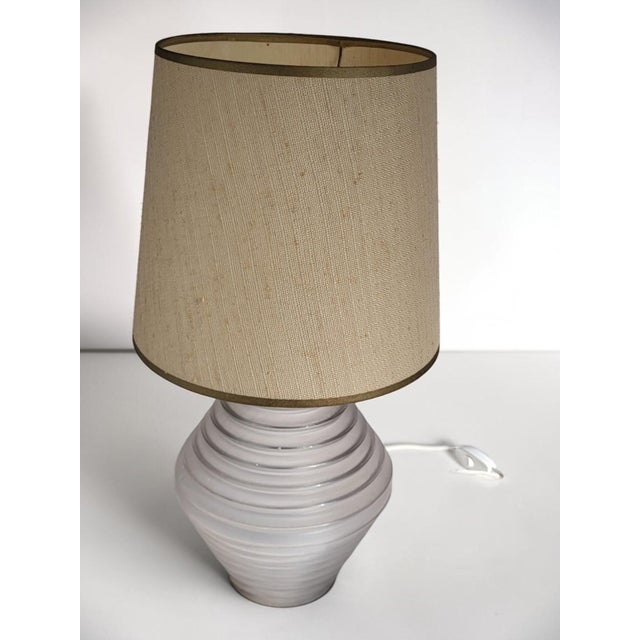 Satin Glass Lamp, France, 1930s For Sale - Image 3 of 9