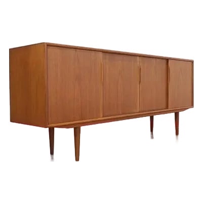 1960s Mid Century Modern Vintage Teak by Axel Christensen Danish Sideboard Credenza G Plan Style For Sale