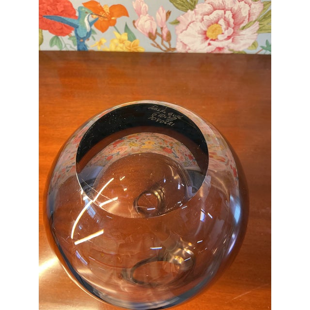 Beautiful Kosta Boda art glass vase, showcasing the brand’s signature craftsmanship and luminous, sculptural form. The...