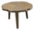 Hollywood Regency Style Cast Gilt Metal "Tree Slice" Side Table For Sale