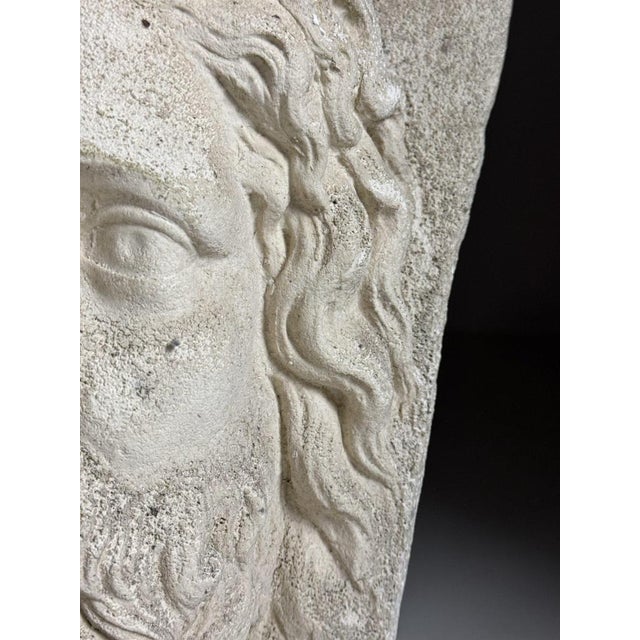 Vintage Cast Stone Asclepius For Sale - Image 15 of 18