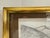 Rosemary & Thomas Naegele German Pen and Ink Landscape Drawing 1964 Framed Inscribed For Sale In Atlanta - Image 6 of 8
