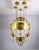 Large Art Nouveau Chandelier in Brass, Vienna, 1890s For Sale - Image 12 of 12