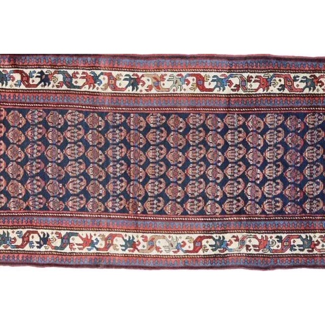 Antique N.West Bakhshaish Runner, 3'8" X 11'10" For Sale In New York - Image 6 of 11