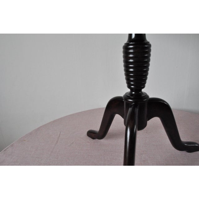 Wood Side Table in Stained Dark Beech by Anton Kildeberg For Sale - Image 7 of 14