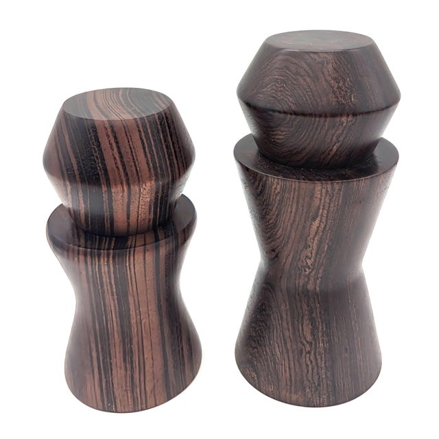 Dansk Mid 20th Century Danish Rosewood Salt & Pepper Mills, a Pair For Sale - Image 4 of 11
