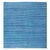 Doris Leslie Blau Vintage Indian Dhurrie Striped Blue Rug For Sale