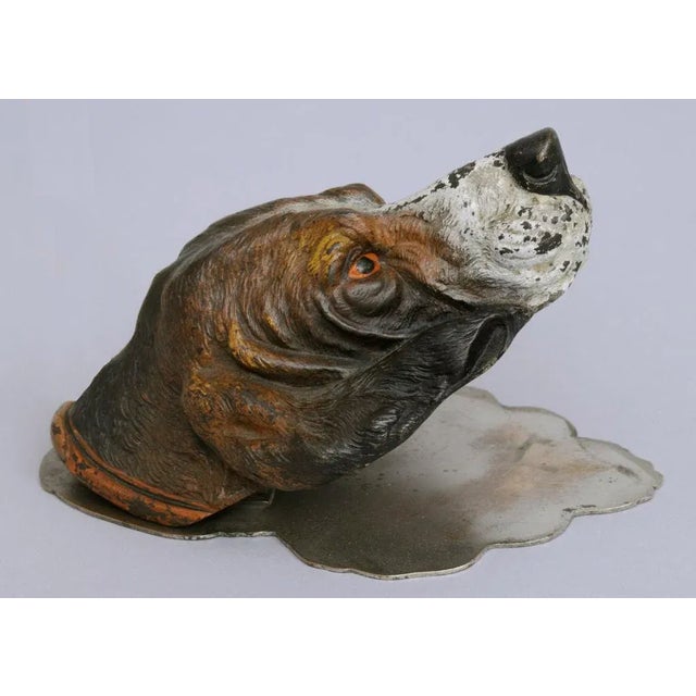 Late 19th Century Vienna Cold Paint Letter Clip For Sale - Image 5 of 7