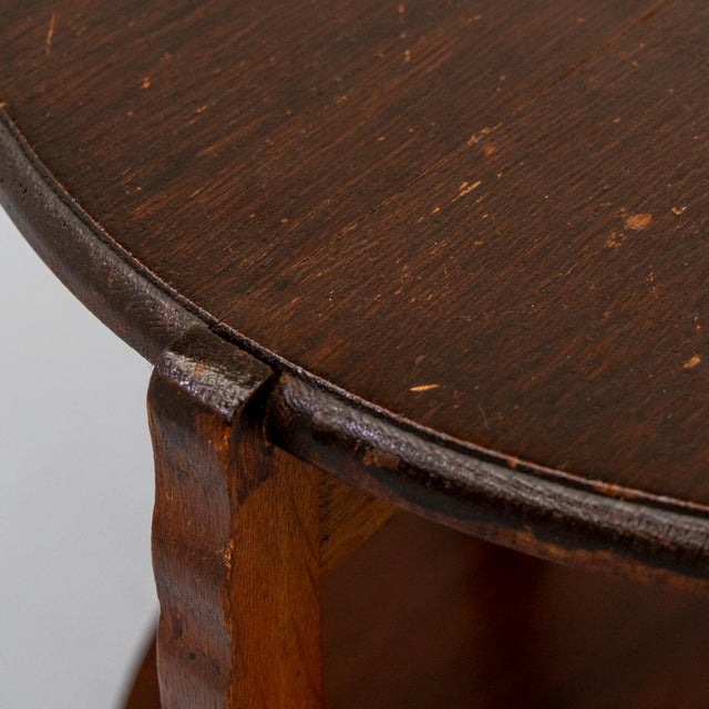 Amsterdam School Side Table, 1920s For Sale - Image 11 of 12