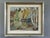 AUTUMN REFLECTIONS Size: 20.5 x 23.6 inches (including frame) Oil on canvas An expressive mid-century landscape that...