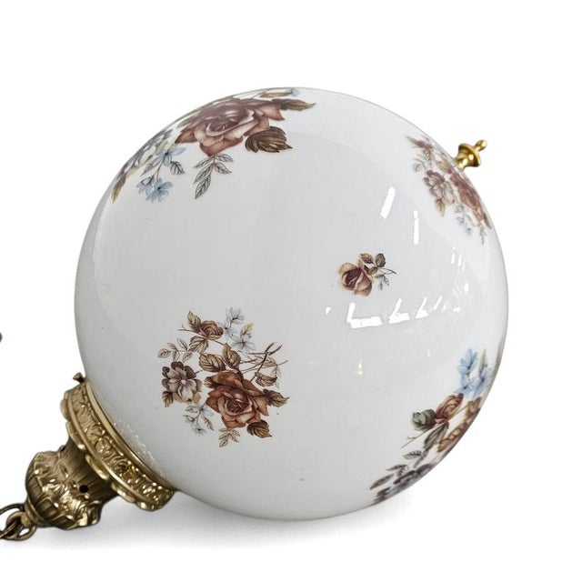 Louis XV Hall Lamps in Glass and Brass, Belgium, 1970s, Set of 2 For Sale - Image 3 of 18