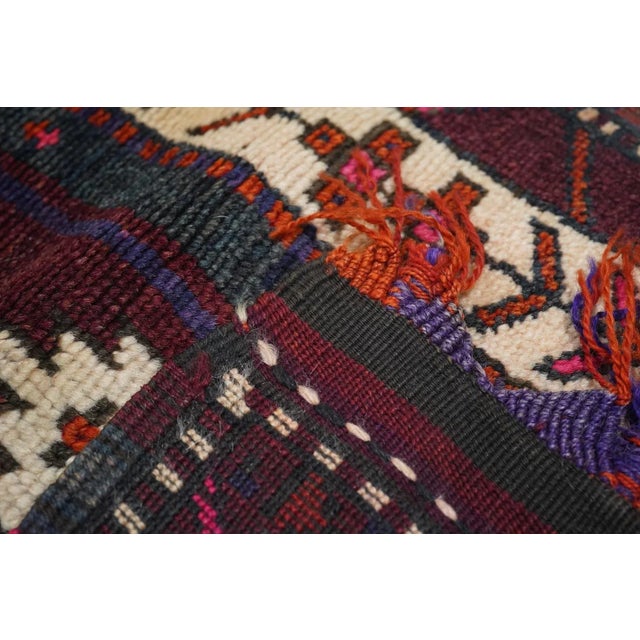 19th Century Vintage Balouch Rug 3'5'' x 6'2'' For Sale - Image 5 of 11