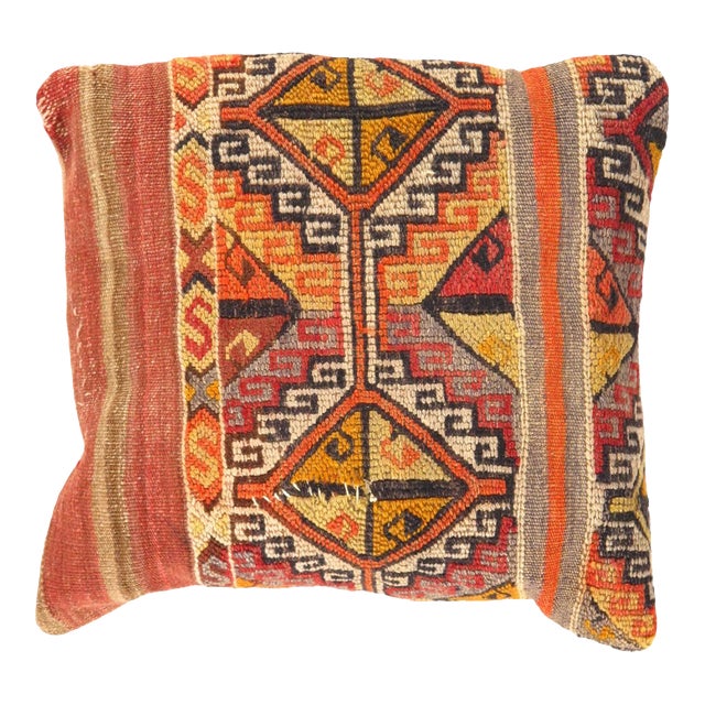 Pasargad DC Vintage Hand Wove Pillow For Sale