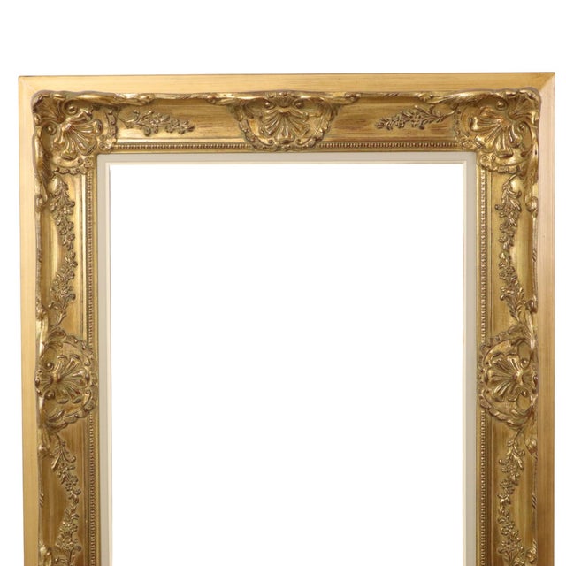 Rococo Baroque Style Gold Leaf Frame For Sale - Image 3 of 15