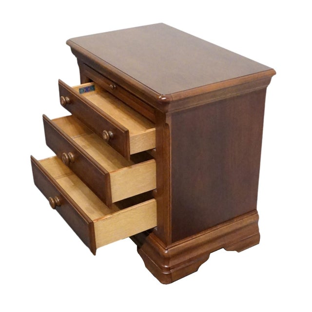 Alexander Julian Home Colours Collection Cherry Early American Traditional 25" Nightstand 710-360 For Sale - Image 9 of 15