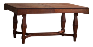Vintage Art Deco Dining Table in Teak, 1940s