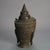 Asian Antique Cast Bronze Crowned Tibetan Buddha Head 18thC For Sale - Image 3 of 5