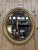 Napoleon III Oval Mirror Gilded with Gold Leaf Wood and Stucco For Sale - Image 3 of 5
