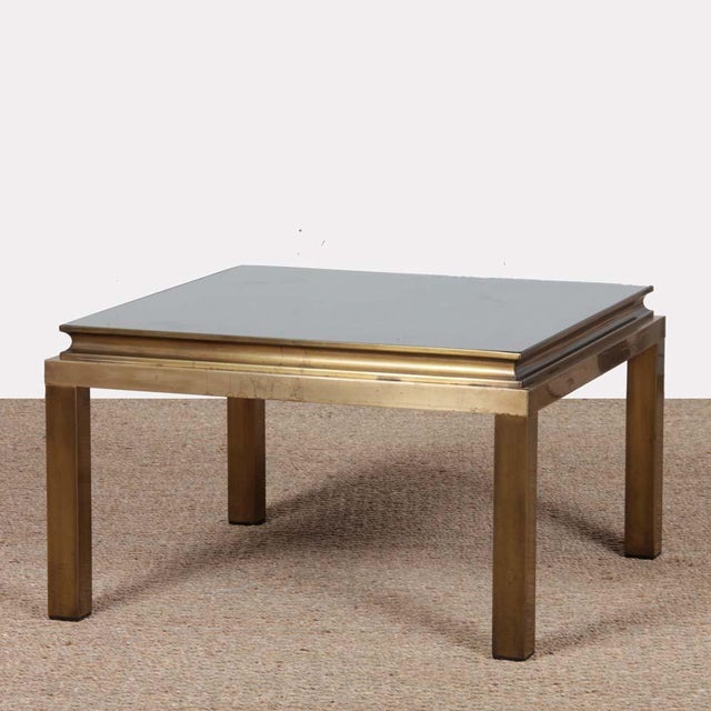 Square Coffee Table by Guy Lefevre for Maison Jansen, 1970s For Sale - Image 9 of 9