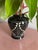 Curras Brothers Vase Signed 1996 Black & White Hand-Carved Art Pottery For Sale In West Palm - Image 6 of 9
