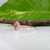 Aaa Padparadscha Sapphire Ring With Earth-Mined Diamond Accents: Solid 14k Gold, Size 6.75 For Sale In Columbus - Image 6 of 9