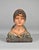 Sculpture Materials Antique French Bust of Young Girl in Plaster, 1910s For Sale - Image 7 of 16