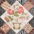 Rustic Sample - Schumacher Caldwell Patchwork Chintz Fabric in Rose & Chocolate For Sale - Image 3 of 5