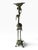 Mid 20th Century Tsuru-Kame Japanese Brass Crane and Turtle Pricket Candleholder For Sale - Image 5 of 7