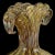 Glass Vintage Murano Barovier Toso Purple Swirl Gold Flecks Italian Art Glass Curled Fan Top Flower Vase For Sale - Image 7 of 11