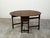 English 18th Century Oval Top Drop-Leaf Gateleg Table with Turned Legs For Sale - Image 9 of 11