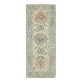Turkish Oushak Rug 2'9"x 6'10" #19022 For Sale