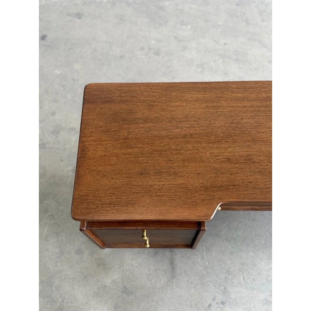 Vintage 1960s G-Plan Floating Top Teak Desk For Sale - Image 9 of 15