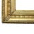 This oversized antique art frame is crafted from wood with a gilt finish, dating to approximately 1890. The frame features...