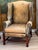 Pair of 19th Century English Leather Wing Back Chairs For Sale - Image 4 of 12