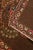 Antique Kashan Brown L Wool Persian Rug With Floral Medallion For Sale In New York - Image 6 of 6