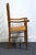 Late 20th Century Ethan Allen Heirloom Nutmeg Maple Colonial Early American Ladderback Dining Arm Chair W. Rush Seat 10-6050a For Sale - Image 5 of 9