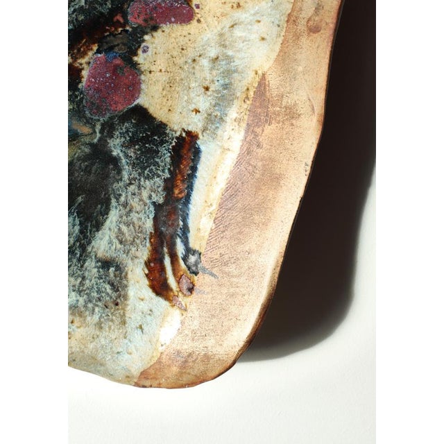 Large Scandinavian Modern Stoneware Dish by Conny Walther, 1960s For Sale - Image 9 of 14