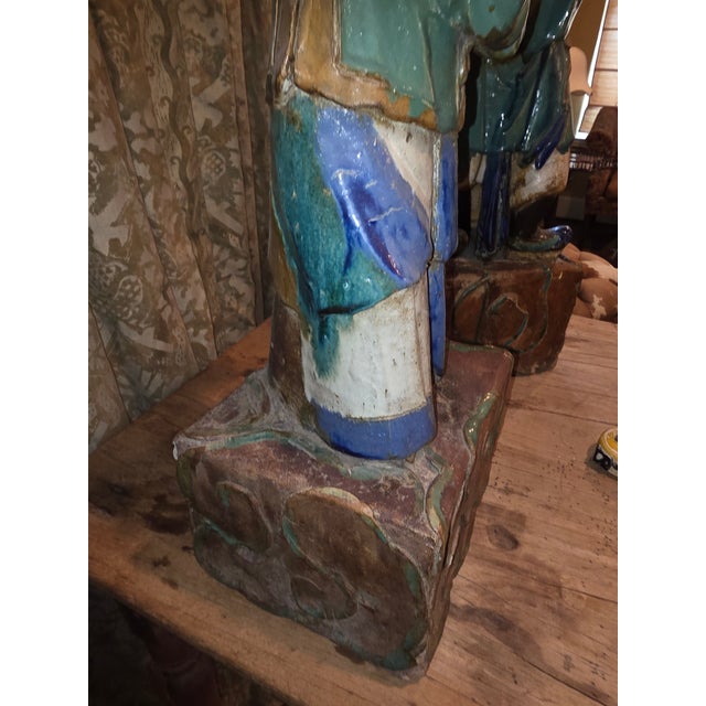 Large Early 20th C Shiwan Pottery Figures For Sale - Image 10 of 15