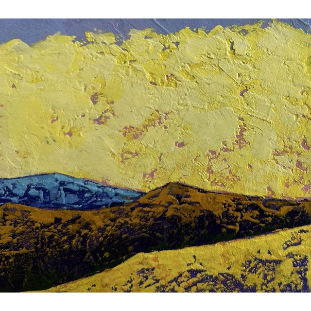 Paper Oil Painting Hiking in the Mountains in the Evening v. Zadorozhnya For Sale - Image 7 of 8