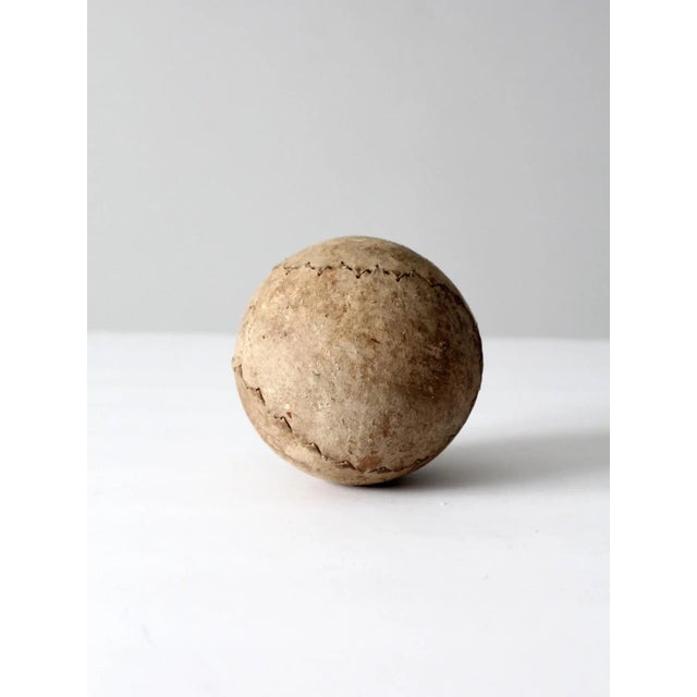 Antique Leather Softball For Sale - Image 4 of 12