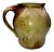 Mid 20th Century Abstract Faces Art Studio Pottery Pitcher For Sale