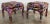 Vintage Postmodern Abstract Upholstered Parsons Stools, a Pair For Sale - Image 4 of 10