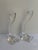 Art Deco Nachtmann Germany Vintage 1980s Elegant "Duetto" Crystal Carved 8" High Candleholders Set of Two(2) For Sale - Image 3 of 18